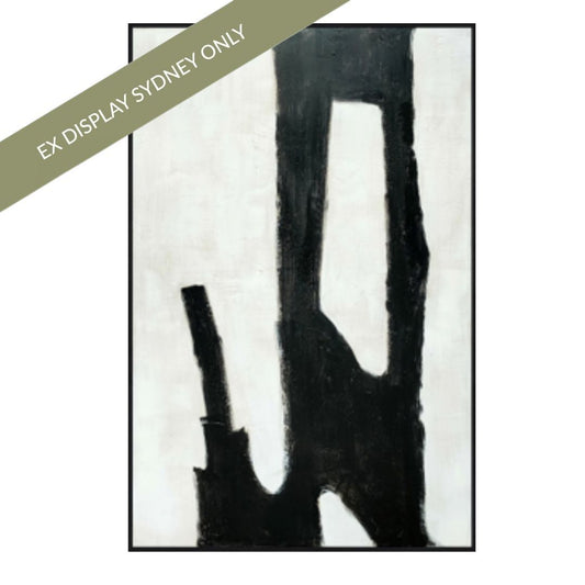 Monochrome Canvas Painting - OUTLET NSW
