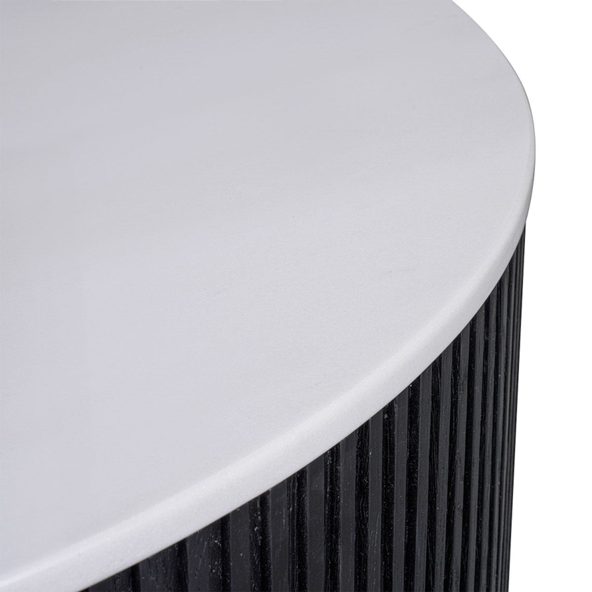 Mason Round Coffee Table - Large Black