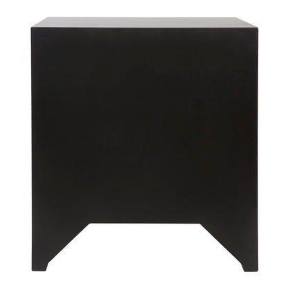 Ariana Bedside Table - Large Black Set of 2