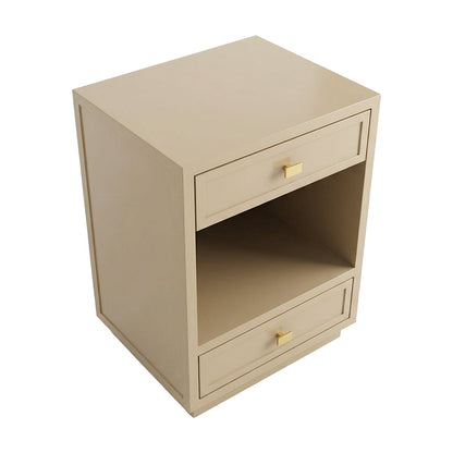 Logan Bedside Table - Small Beige – view 4