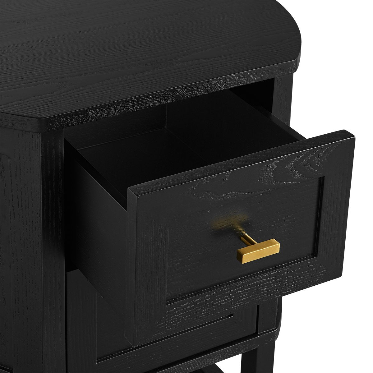 Theodore Bedside Table - Small Black Set of 2