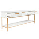 Aimee Console Table - Large White