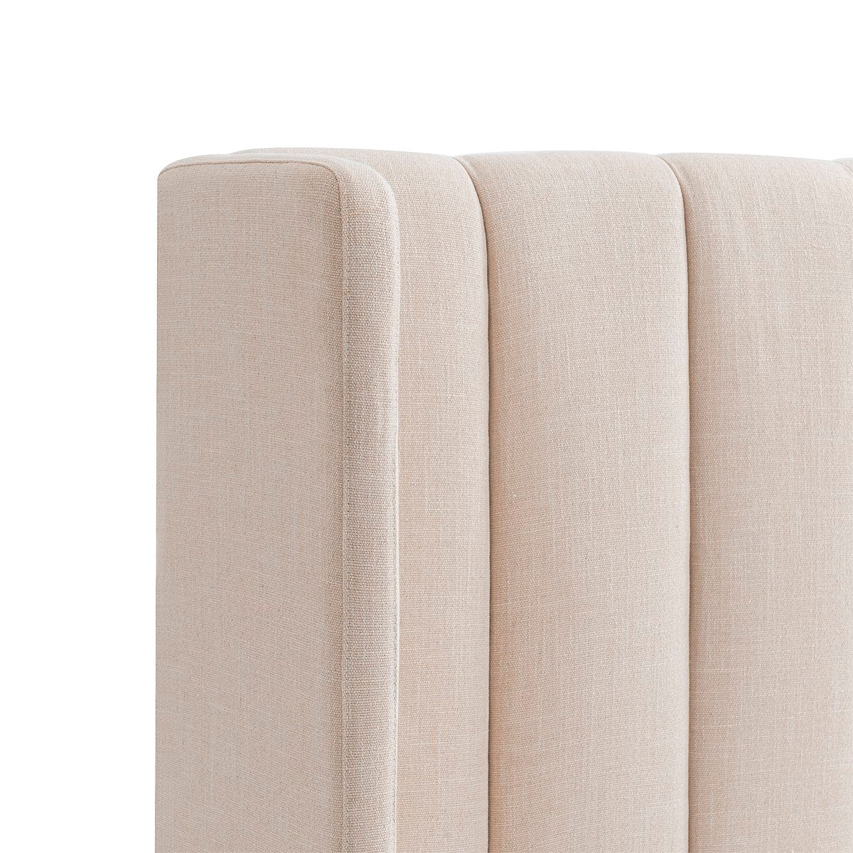 Central Park King Bedhead - Fawn Linen