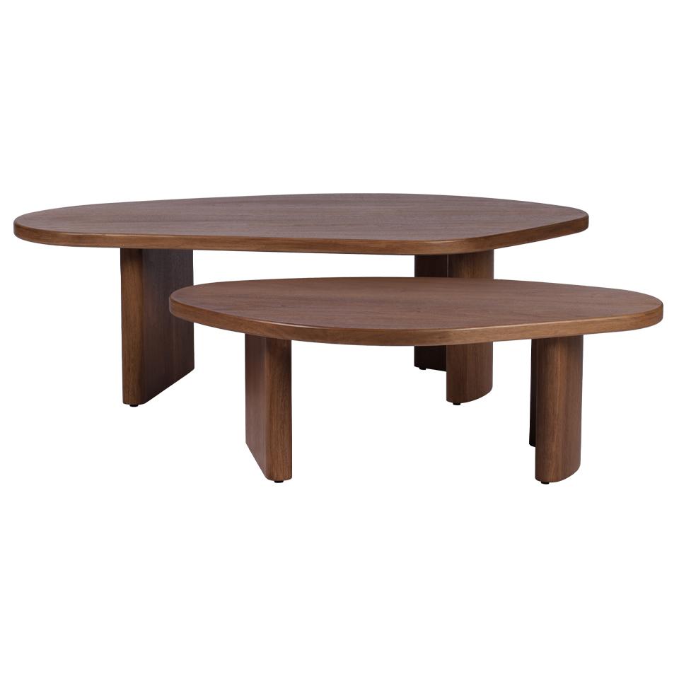 Solstice Walnut Coffee Tables Set of 3