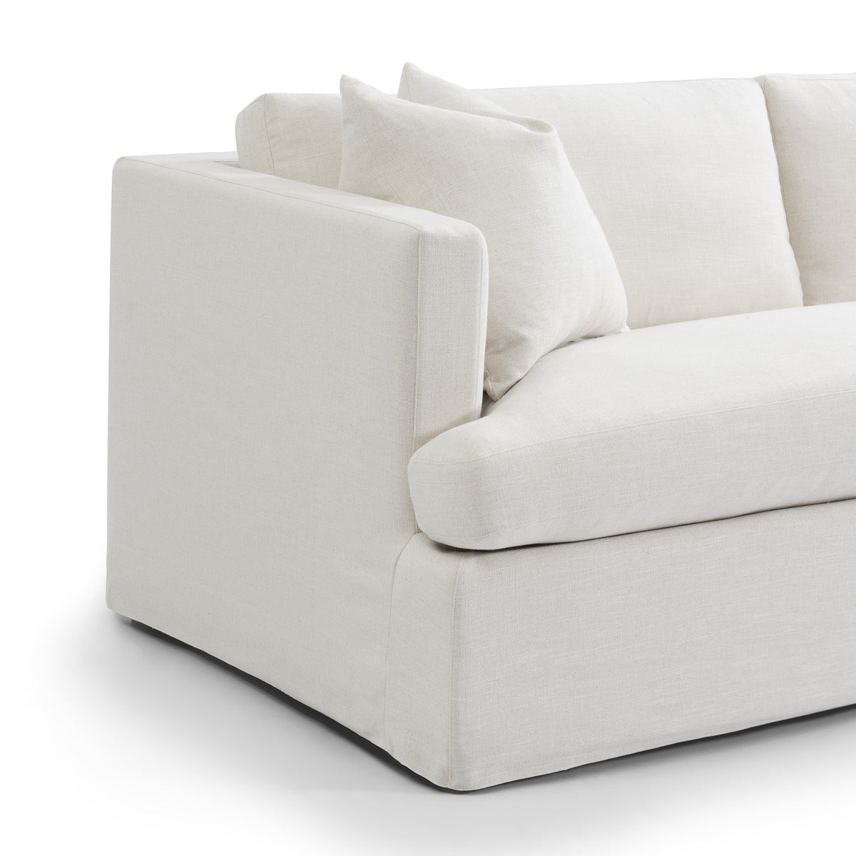 Birkshire 3 Seater Slip Cover Sofa - Ecru Linen