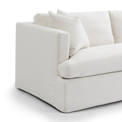 Birkshire 3 Seater Slip Cover Sofa - Ecru Linen