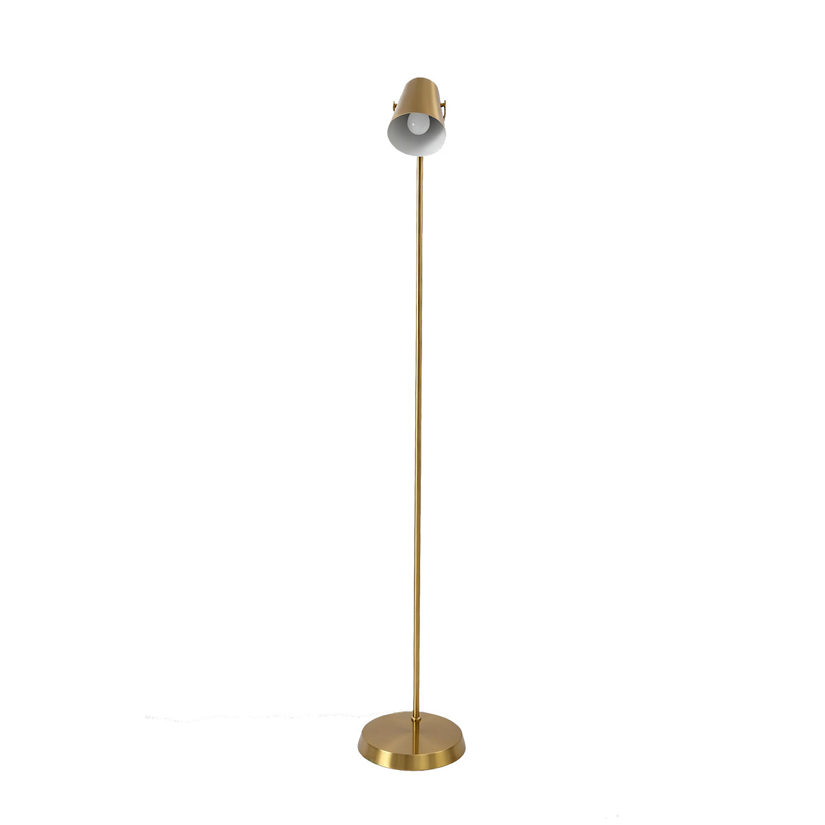 Janus Floor Lamp - Antique Brass