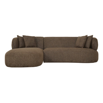Greenwich Modular 3 Seater Sofa w Left Chaise - Espresso