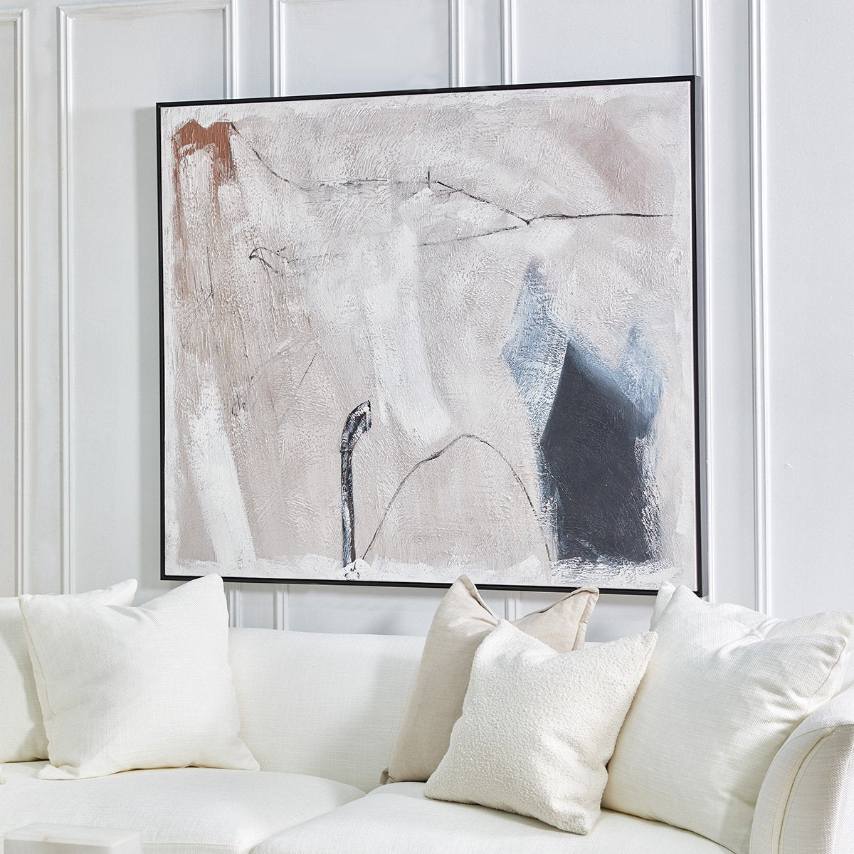 Tonal Retreat 140x120cm Oil On Canvas Painting
