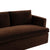 Birkshire 2 Seater Slip Cover Sofa - Dark Chocolate Velvet