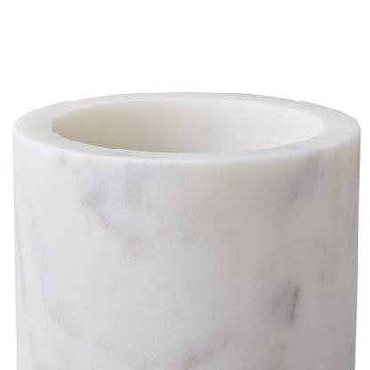 Aries Marble Vase - Small White