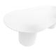 Arlo Oval Dining Table - 2.4m White
