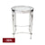 Jak Glass Side Table - Nickel