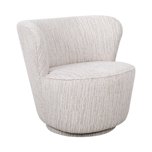 Alberta Swivel Chair - Ivory Weave