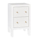 Ariana Bedside Table - Petite White