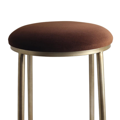 Annie Bar Stool - Dark Chocolate Velvet