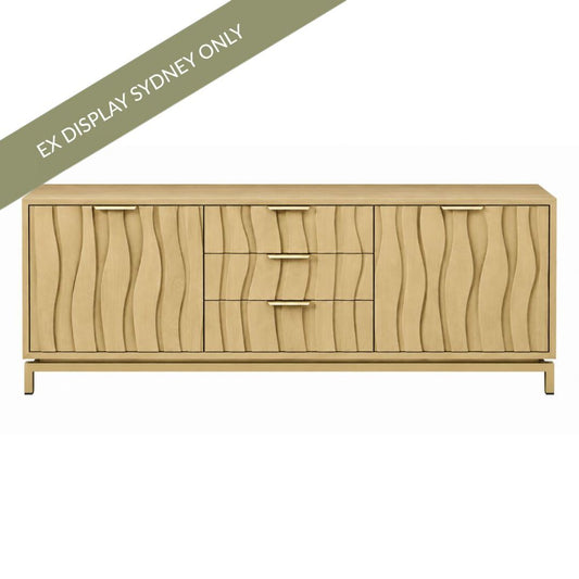 Ari 180cm Buffet - Antique Gold - OUTLET NSW
