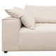 Midtown 4 Seater Sofa - Natural Linen