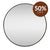 Vera Round Mirror - Antique Black