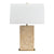 Dominique Travertine Table Lamp