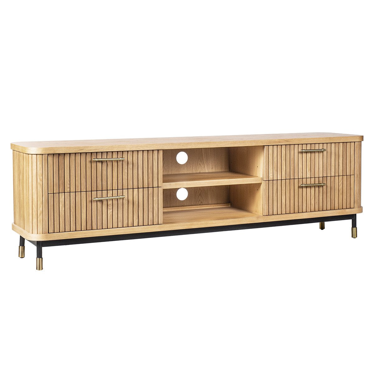 Sophia Oak Entertainment Unit - Natural