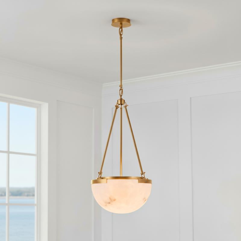 Mishca Pendant - Antique Brass
