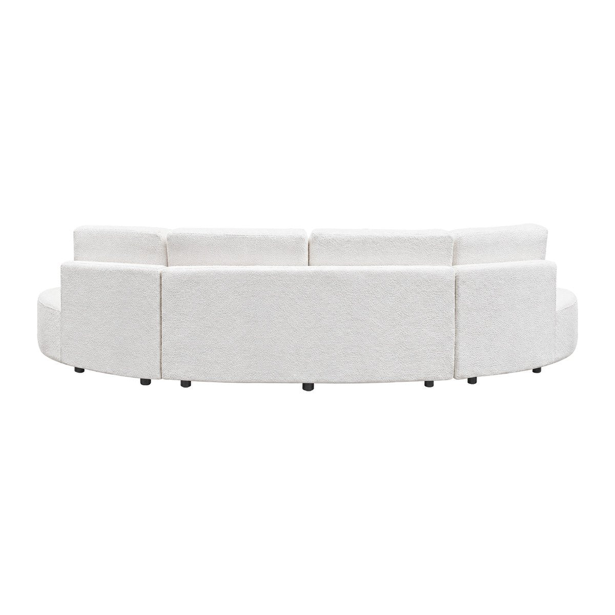 Oriel Modular 5 Seater Sofa - White Chenille