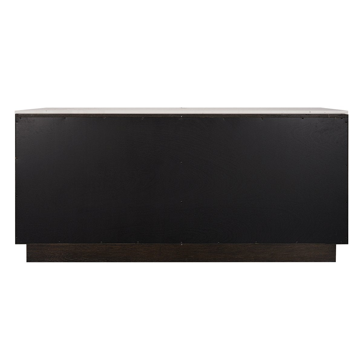 Benedict Smoked Oak Buffet - White Marble