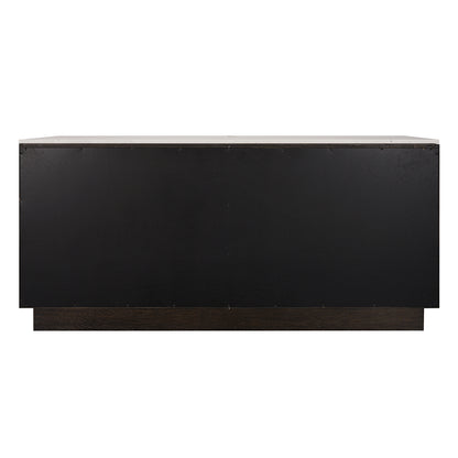 Benedict 170cm Smoked Oak Buffet - White Marble
