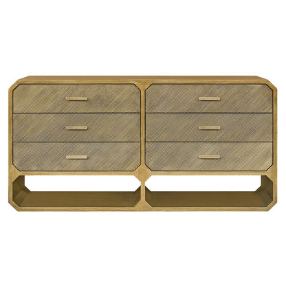 Anderson 6 Drawer Chest - Antique Gold