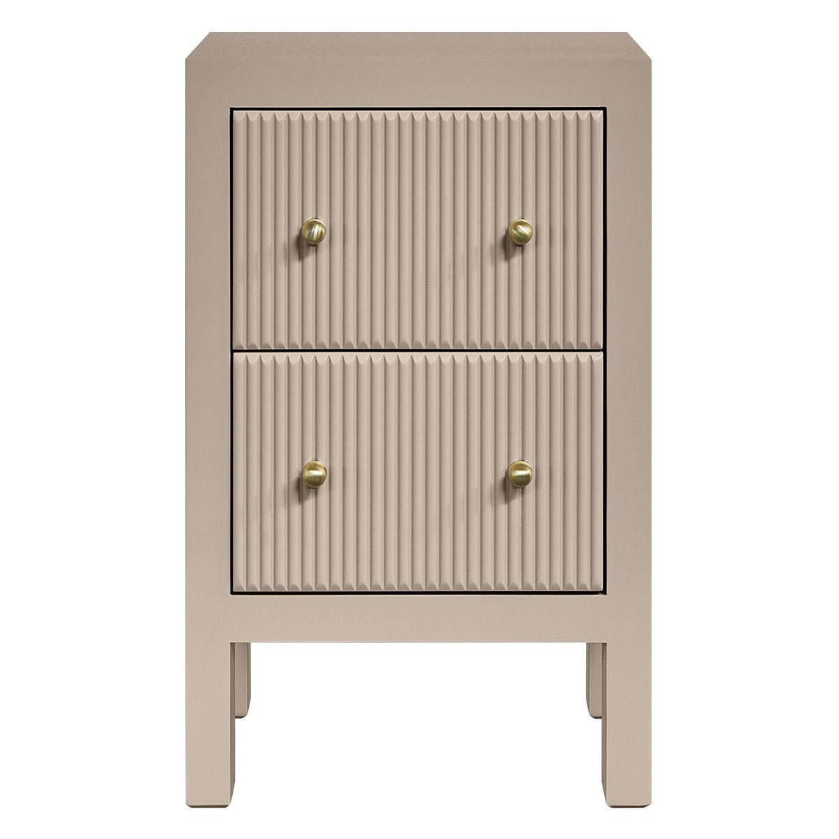 Ariana Bedside Table - Petite Beige