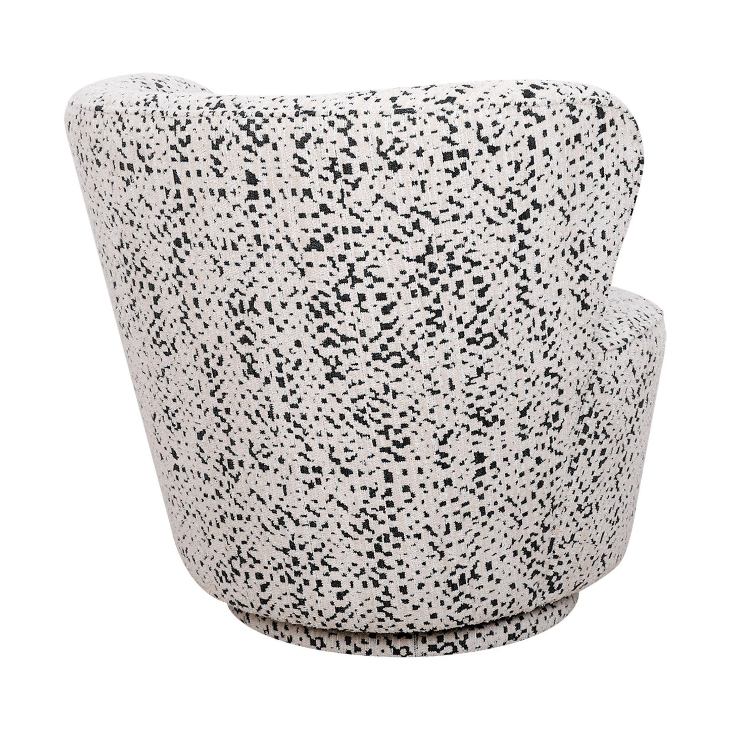 Alberta Swivel Chair - Charcoal Jacquard