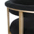 Dino Kitchen Stool - Black Linen