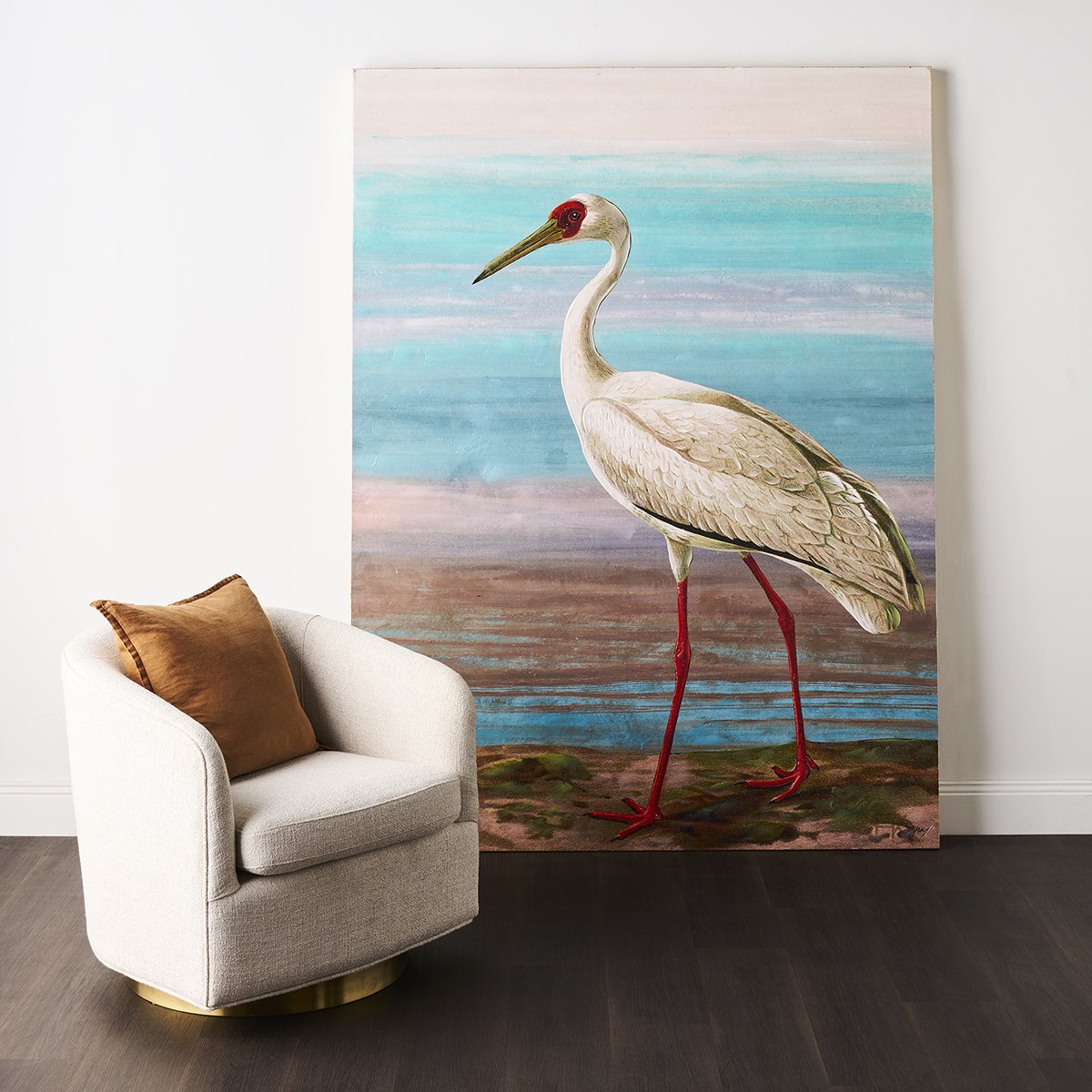 Crane Series II Enhanced Canvas Print