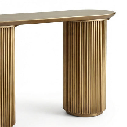 Nomad 120cm Console Table -  Gold