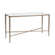 Heston Marble Console Table - Medium Brass