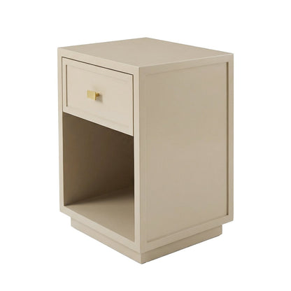 Logan 40x60cm Bedside Table - Beige
