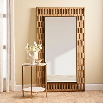 Chloe Stone Side Table - Antique Gold