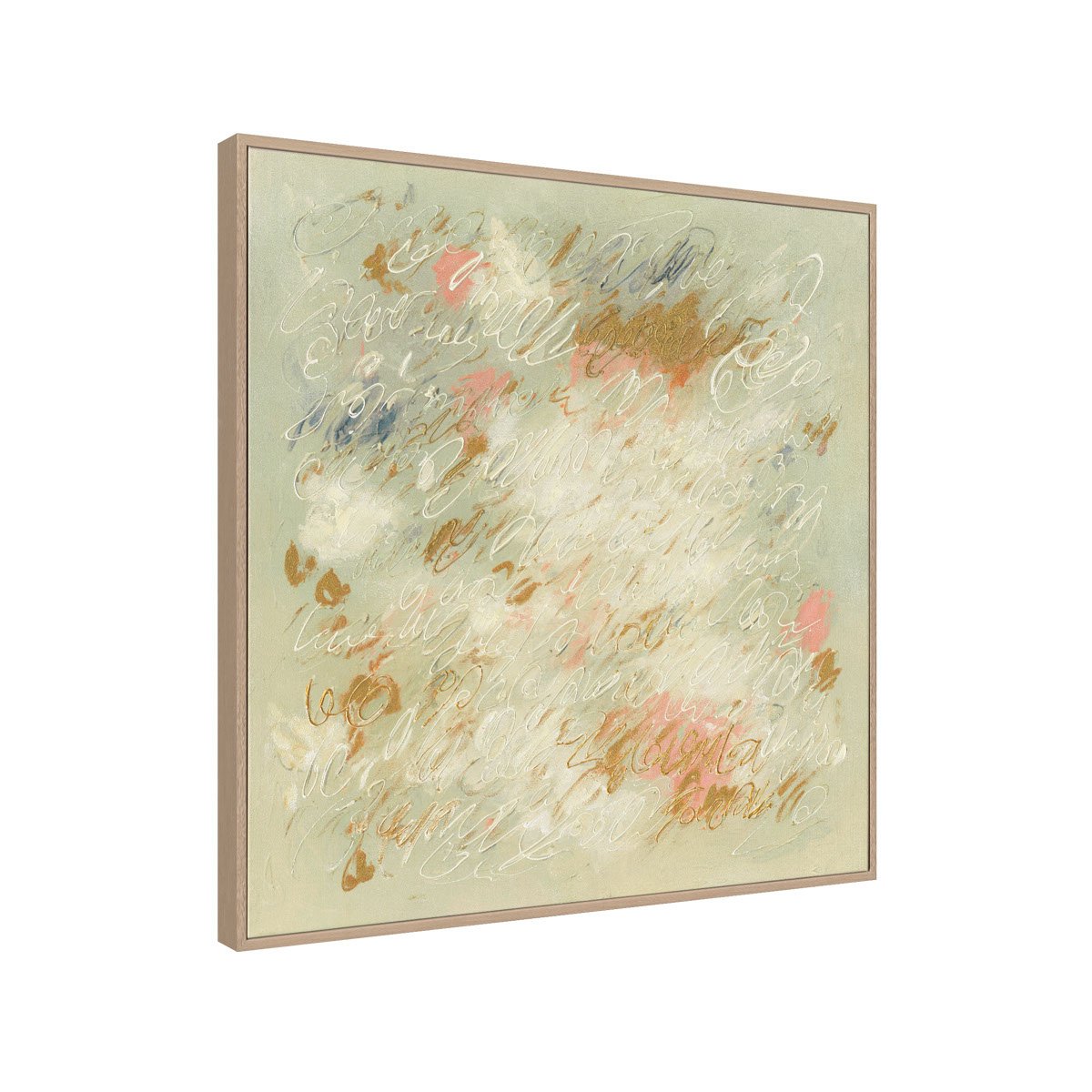 Verdant Whisper 120x120cm Canvas Painting – view 2