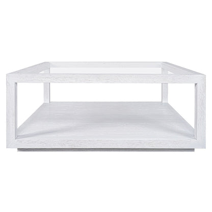 Sadie Oak Square Coffee Table - White