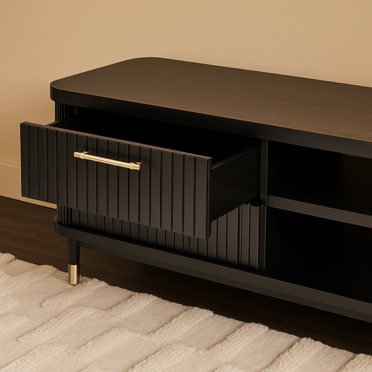 Sophia Entertainment Unit - Black – view 2