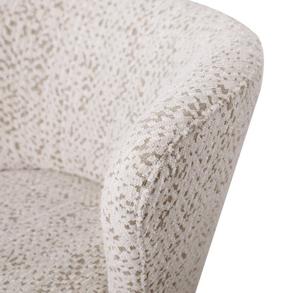 Alberta Swivel Chair - Oyster Jacquard