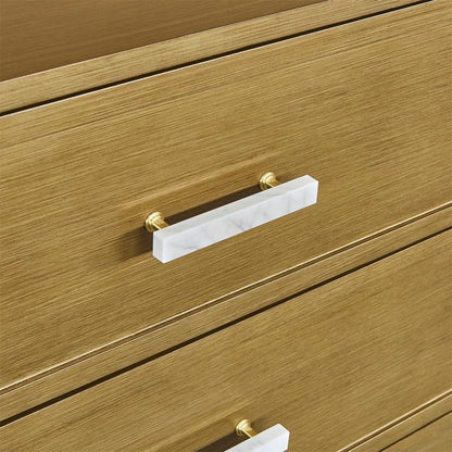 Jill 150cm 6 Drawer Chest - Antique Gold