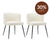 Whitney Dining Chair Set of 2 - Off White