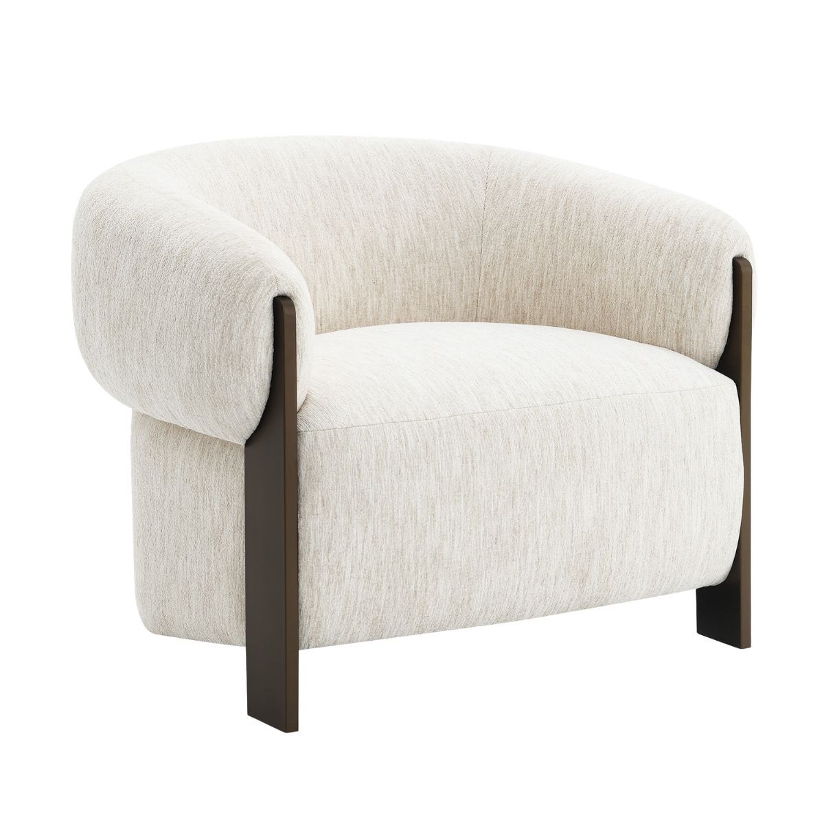 Napa Arm Chair - Ivory Chenille