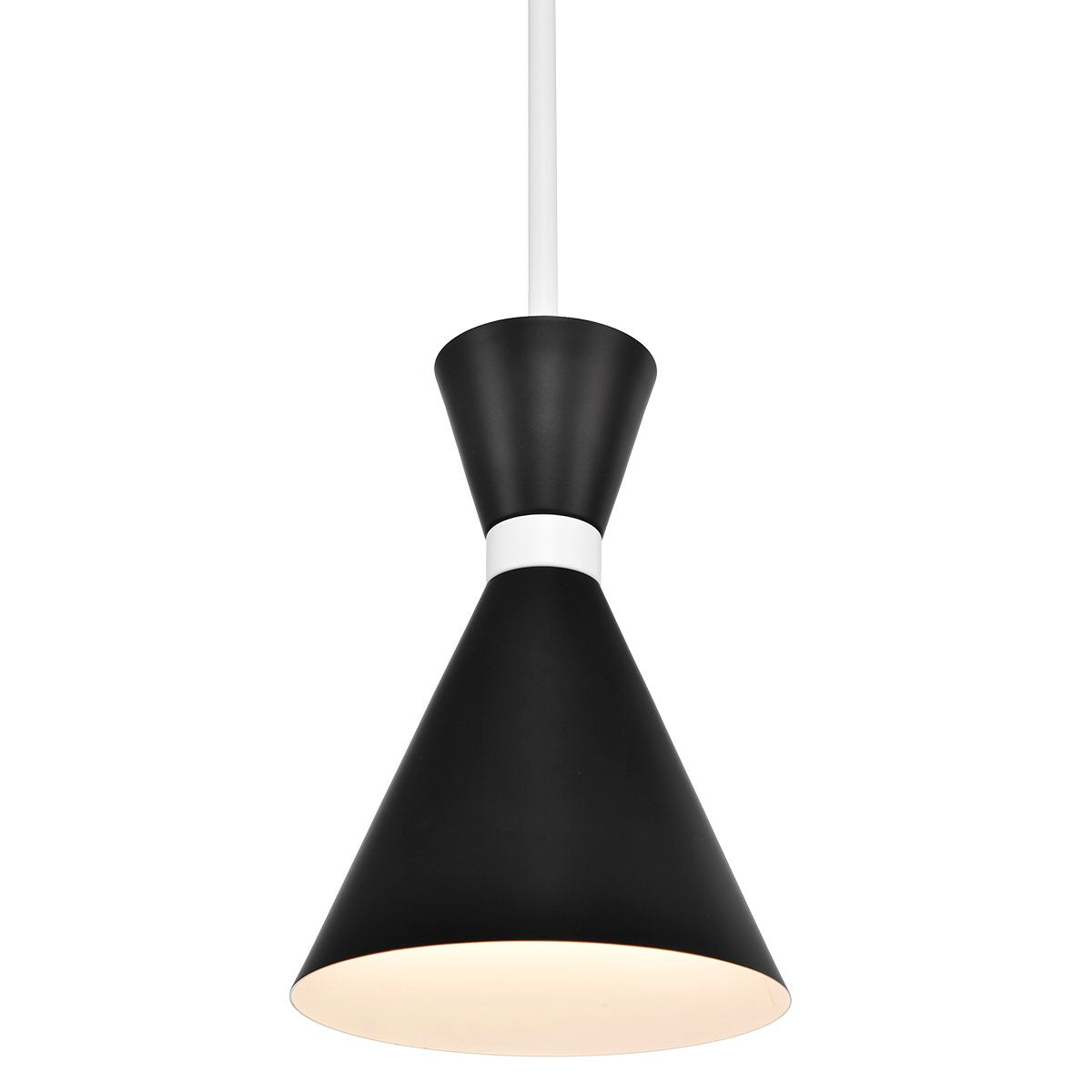 Oslo Pendant - Black w White