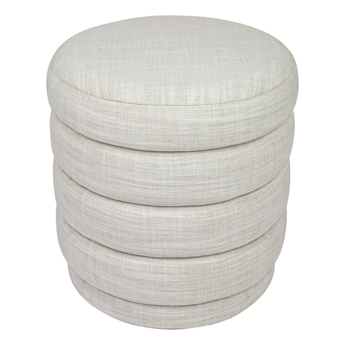 Demi Stool - Off White Linen