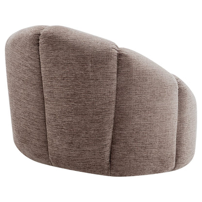 Avalon Swivel Occasional Chair - Mink Chenille