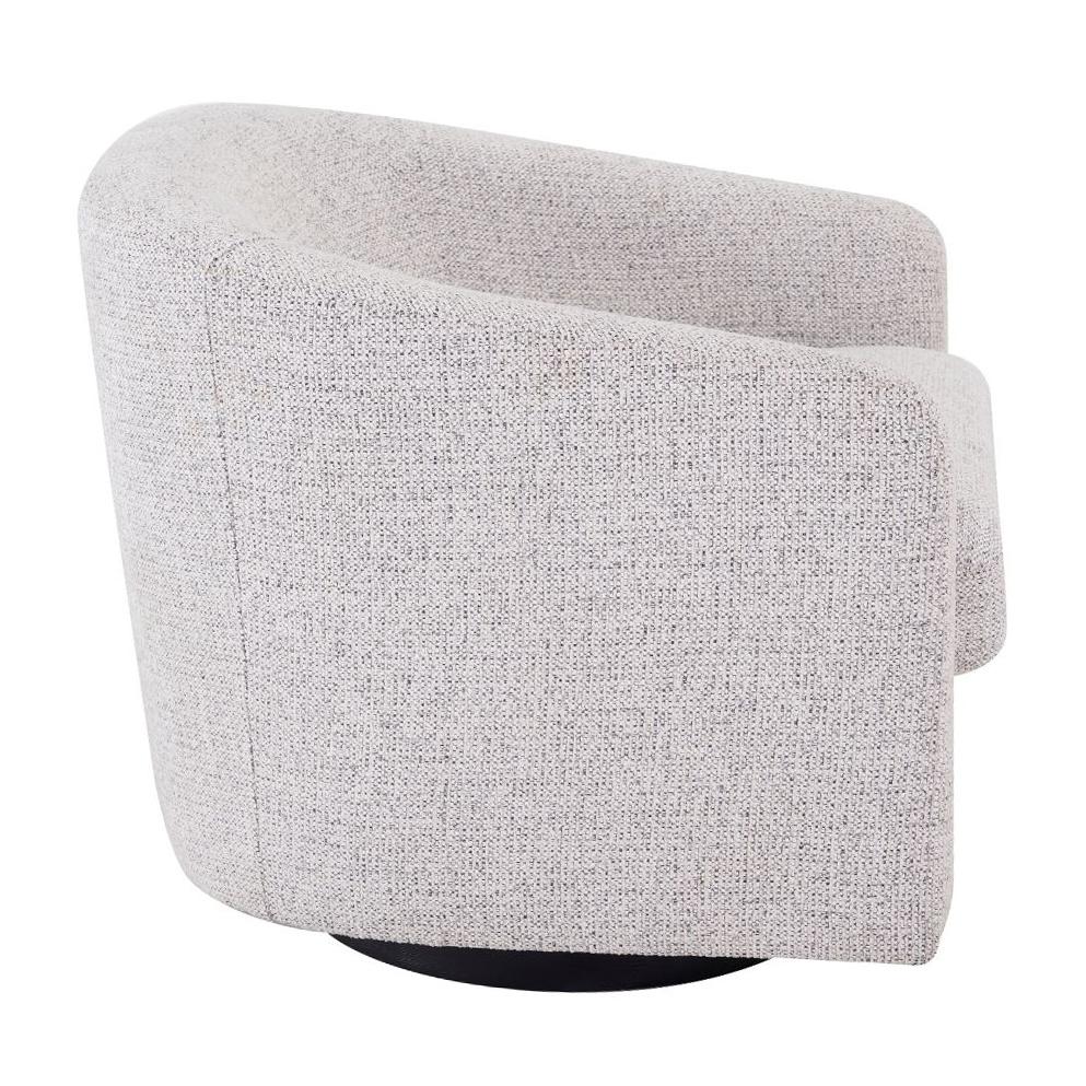 Bellevue Swivel Arm Chair - Salt & Pepper