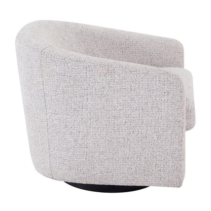 Bellevue Swivel Arm Chair - Salt & Pepper